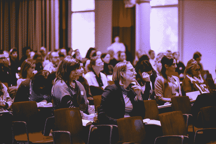 Audience listening to the presentations throughout Wednesday’s sessions