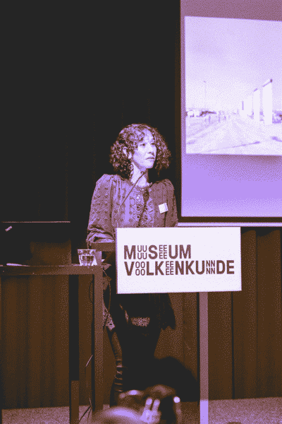 Miriam Ticktin delivering a presentation on Thursday